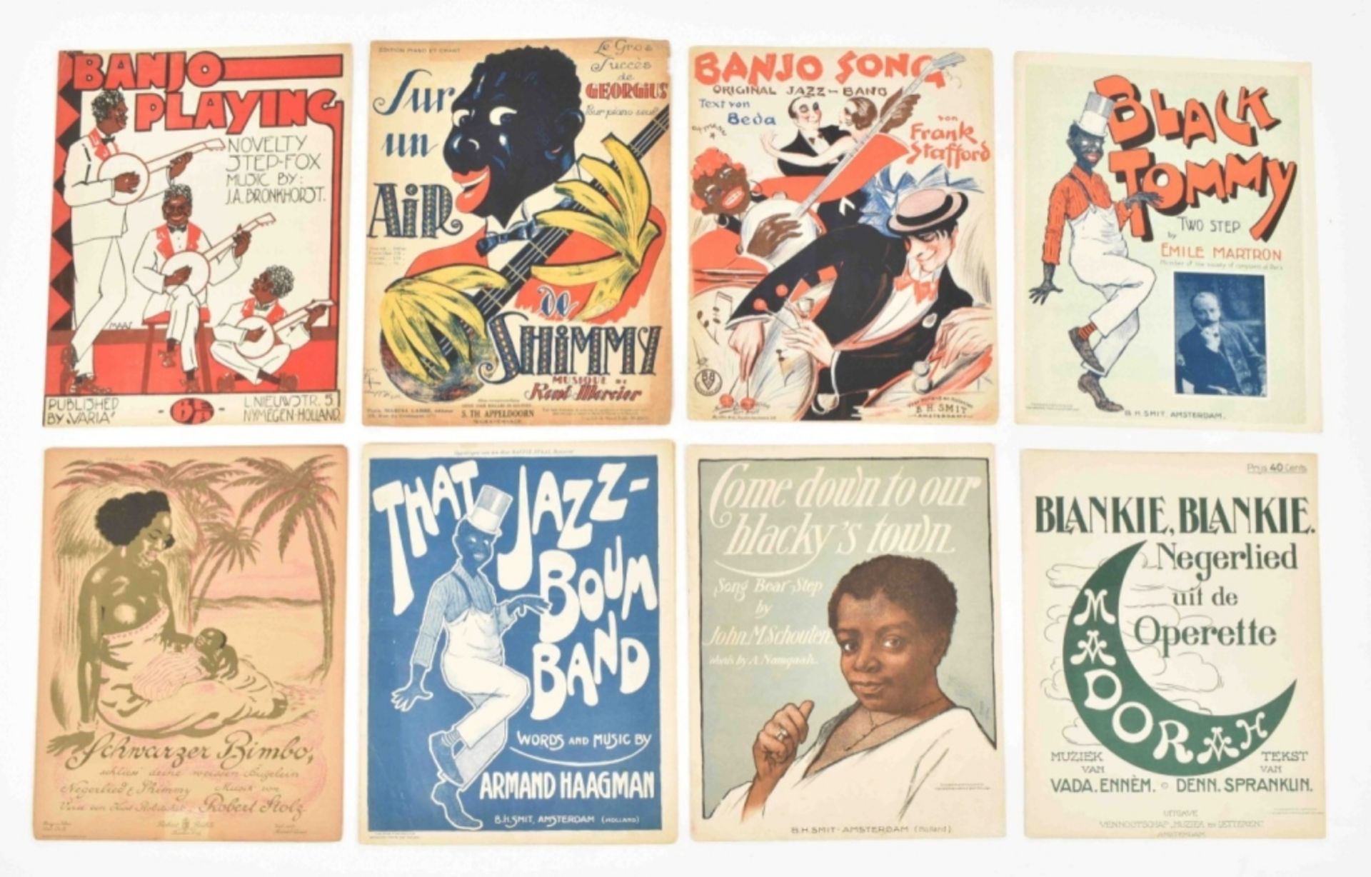 Collection of sheet music about African peoples - Image 3 of 7