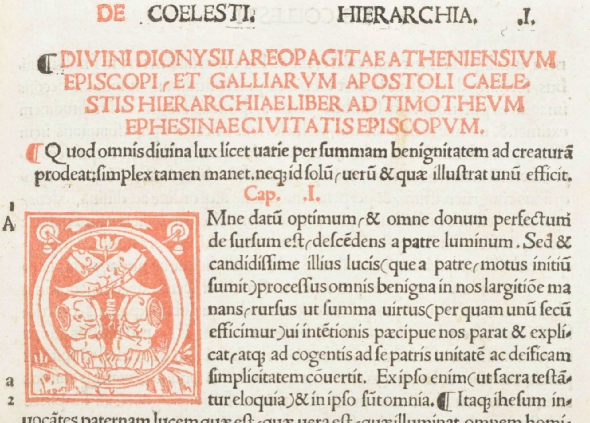 Dionysius the Areopagite. Divini Dionysii areopagite caelestis hierarchia, - Image 4 of 8