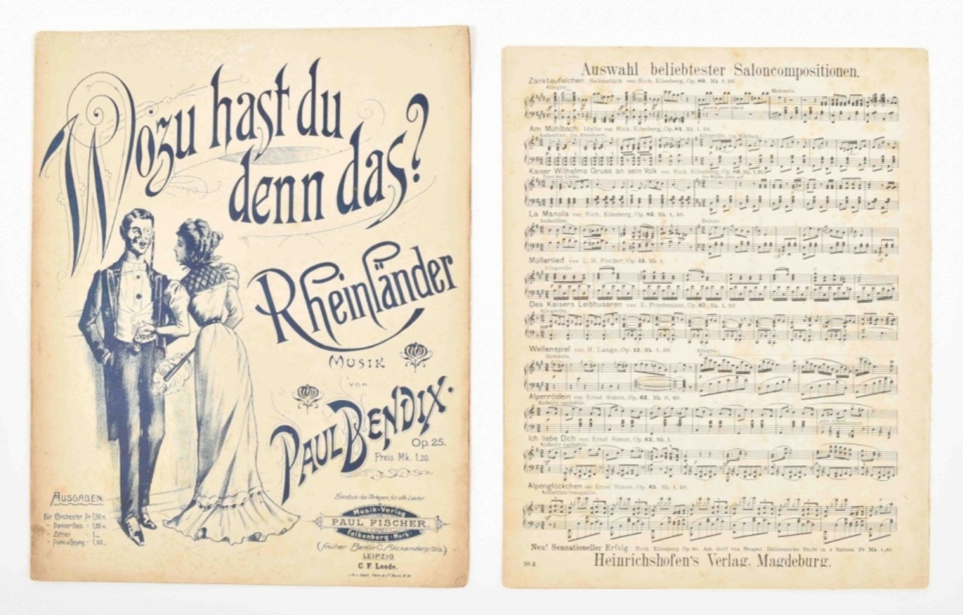 Collection of German sheet music - Image 8 of 8