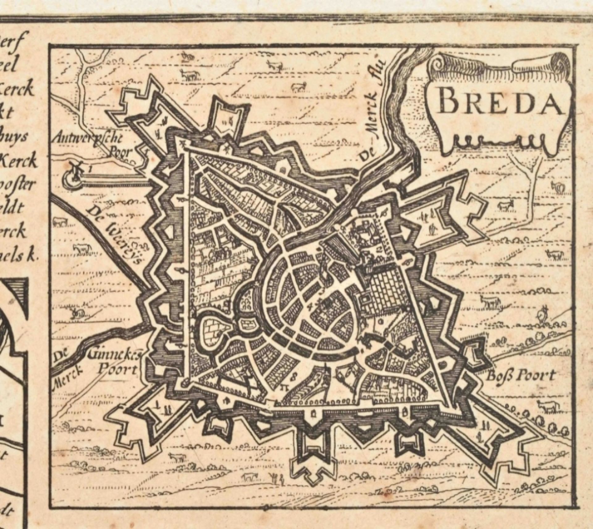 Three maps: Brabantiae pars septentrionalis - Image 5 of 7