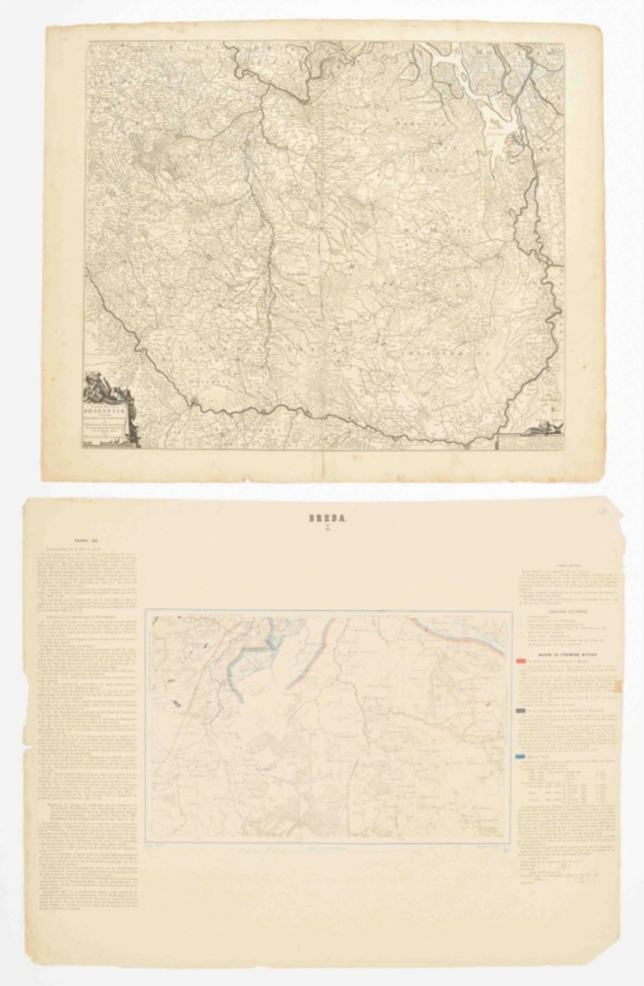 Ten maps: Brabantiae Ducatus in suas Praefecturas - Image 3 of 9