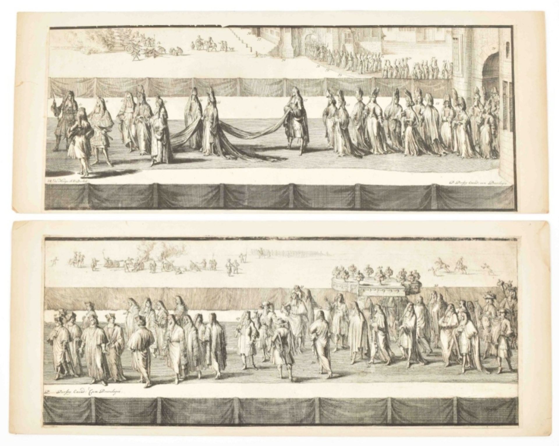 Romeyn de Hooghe (1662-1707). "Funeral procession of Mary Stuart, 1695" - Image 6 of 10