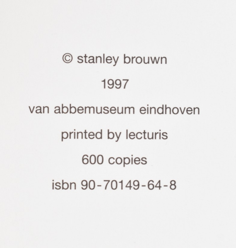 Stanley Brouwn, a collection of seven artists' booklets - Image 4 of 5