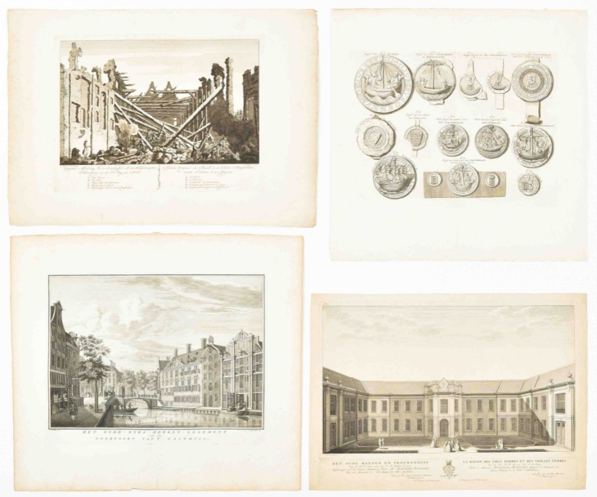 Collection of approx. 30 prints on Amsterdam - Image 9 of 10