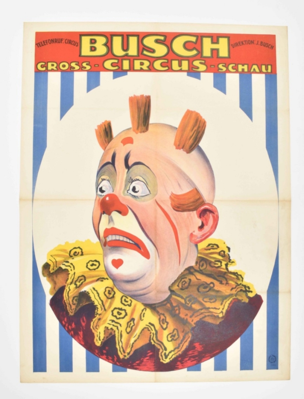 [Busch, J.] "Portrait of a clown" - Image 6 of 6