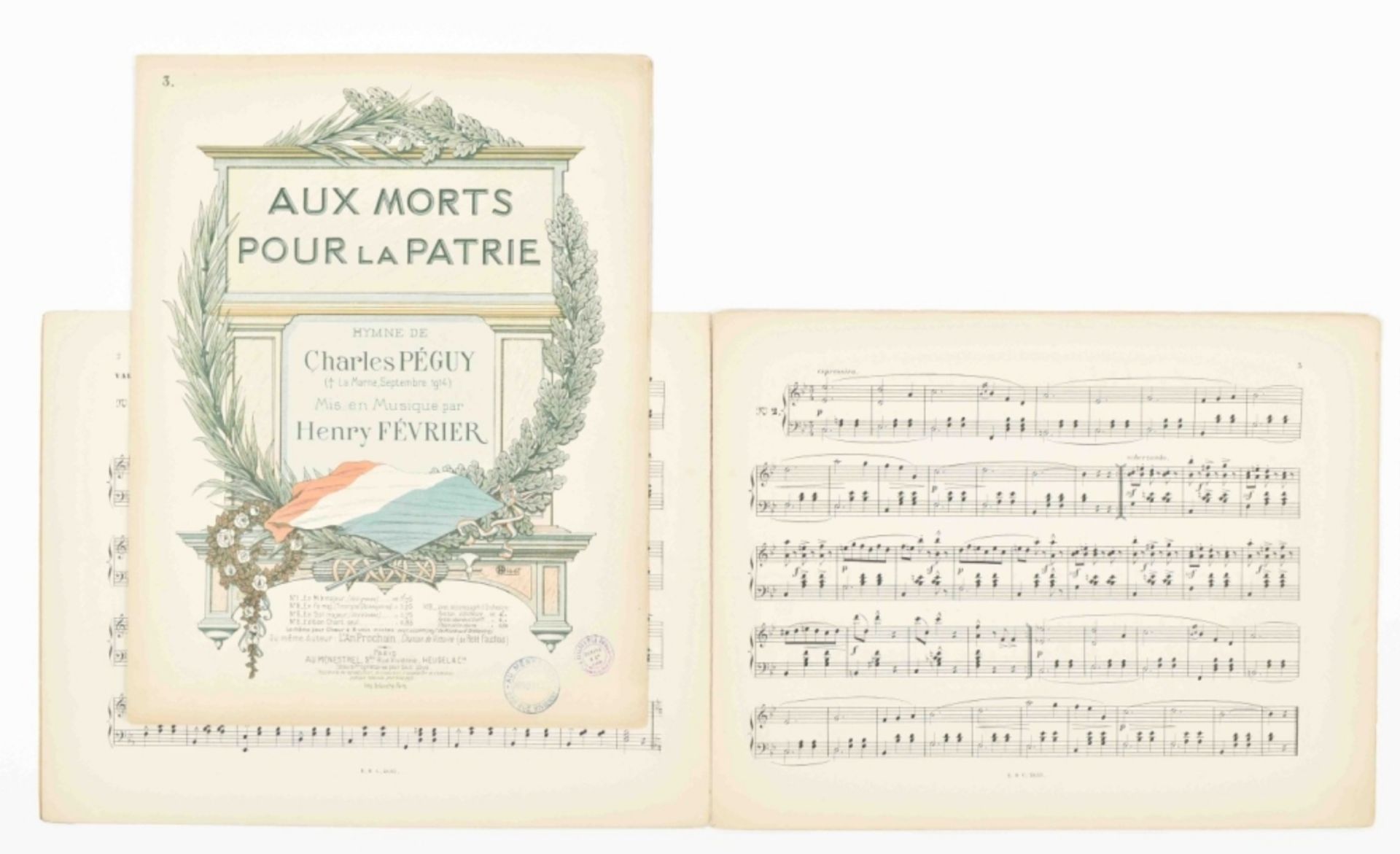 Collection of French military sheet music - Image 8 of 8