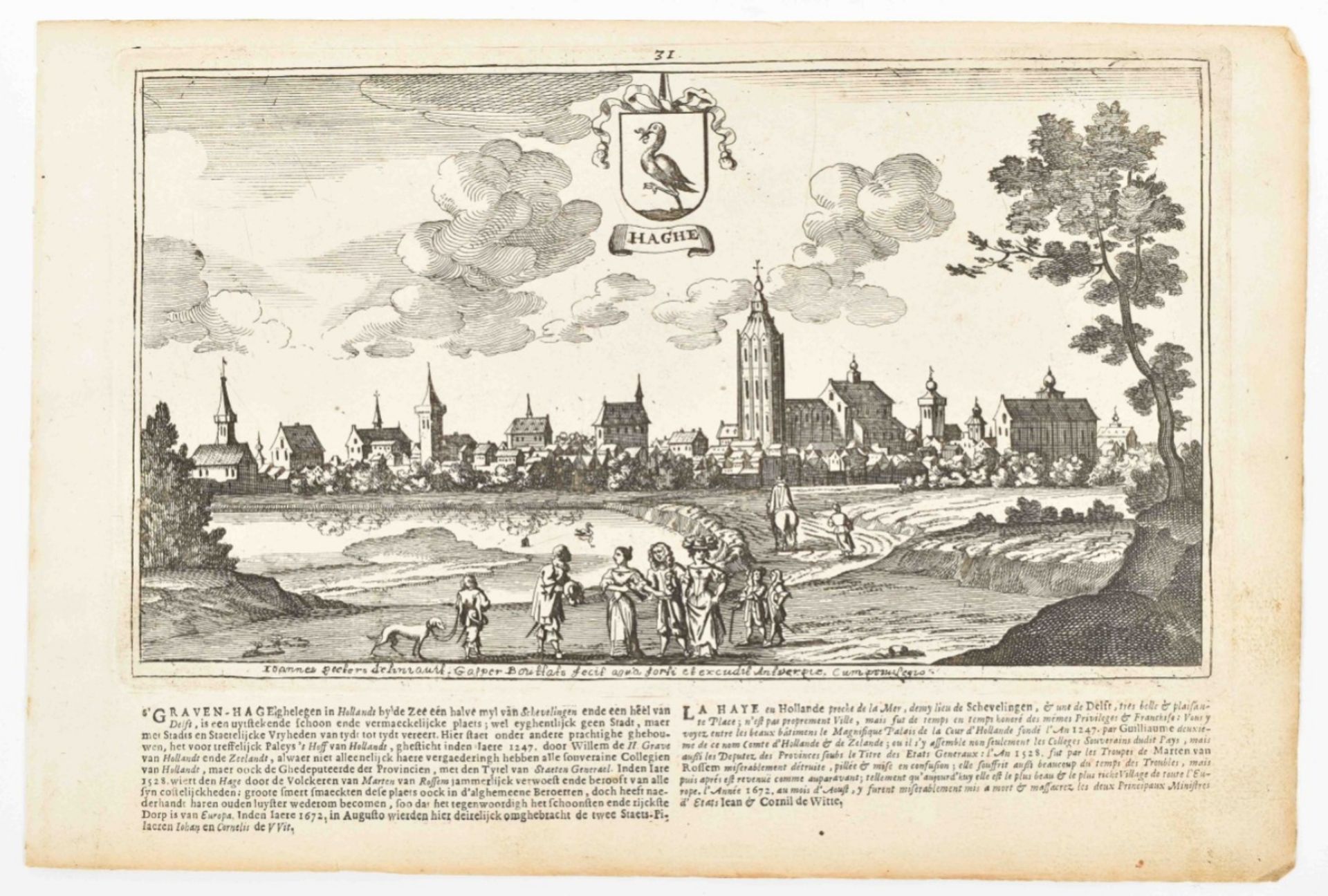 Collection of approx. 30 prints of The Hague and Delft - Image 3 of 10