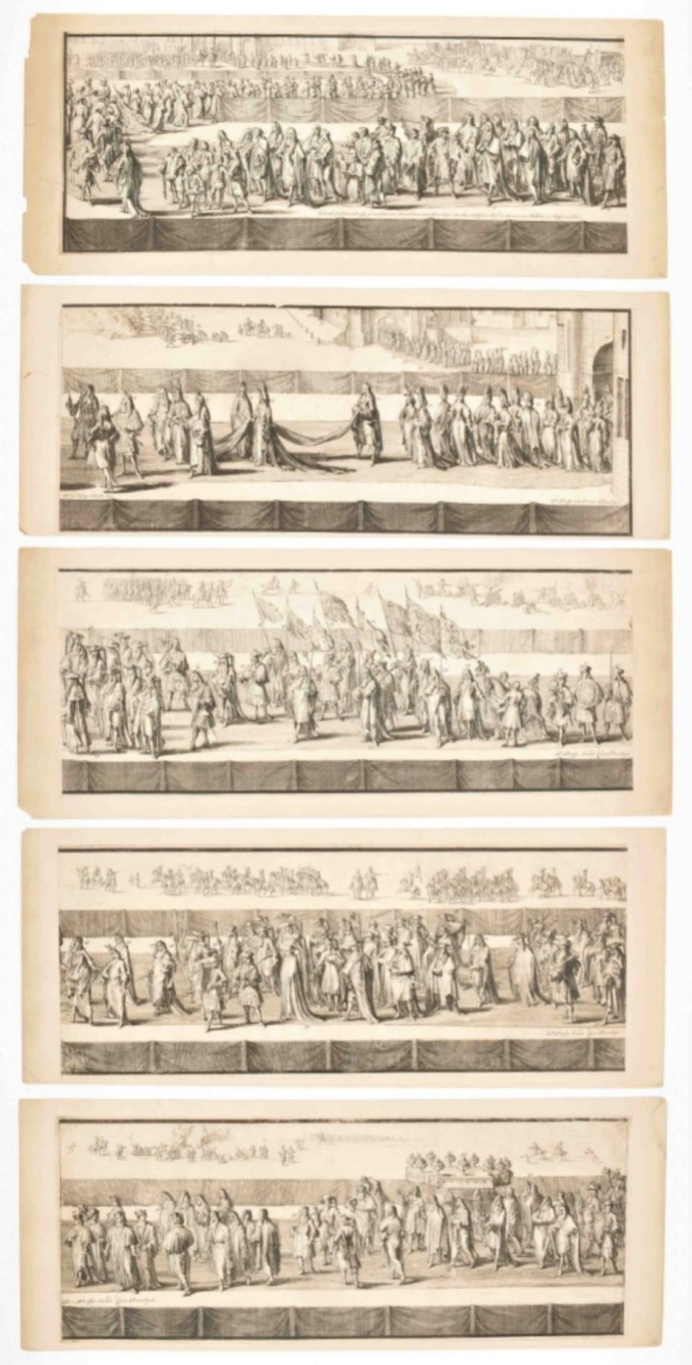 Romeyn de Hooghe (1662-1707). "Funeral procession of Mary Stuart, 1695" - Image 4 of 10