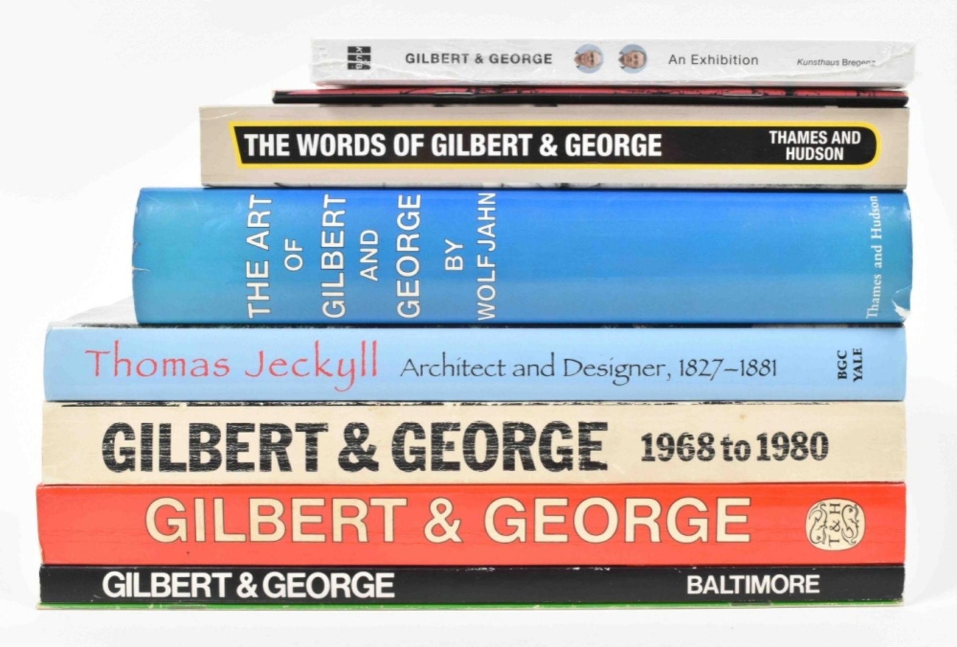 8 titles on Gilbert & George: The complete pictures, 1971-1985