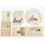 Approx. 120 coloured picture postcards from the Zaanstreek