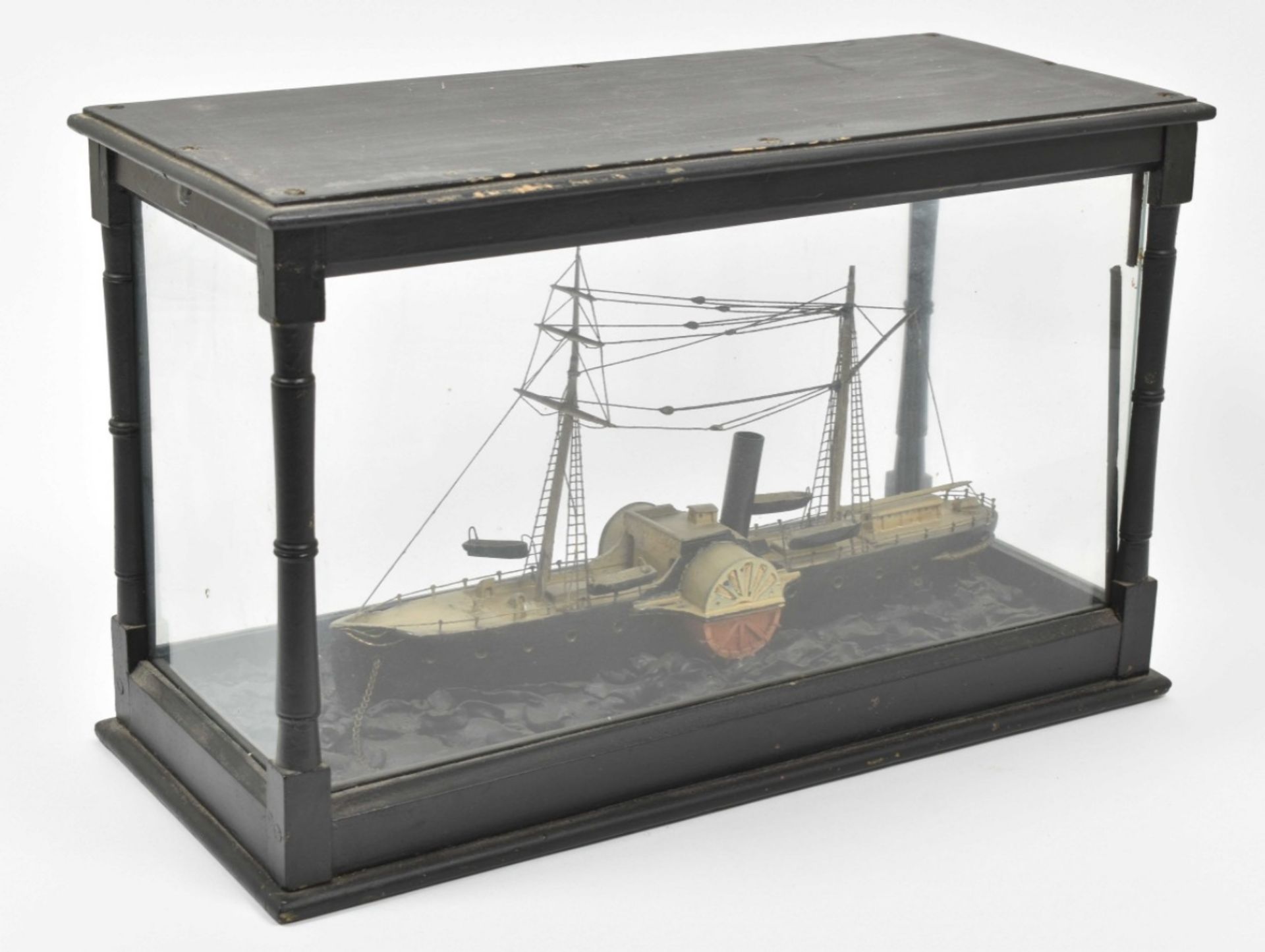 Historic model of paddle steamer "Jane" - Bild 4 aus 6