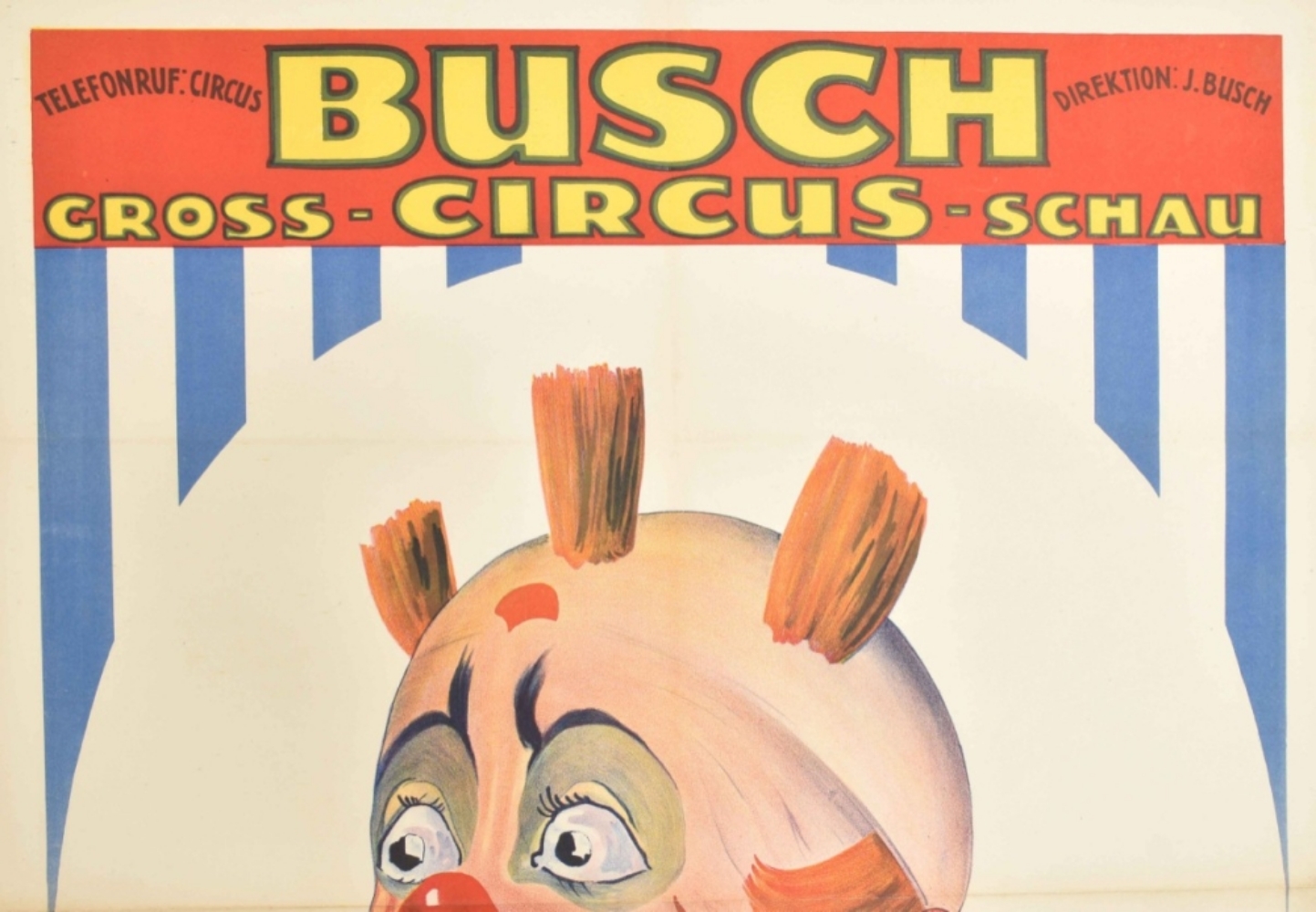 [Busch, J.] "Portrait of a clown" - Image 5 of 6