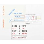 Lawrence Weiner, announcement cards for Gallery 360’, Tokyo