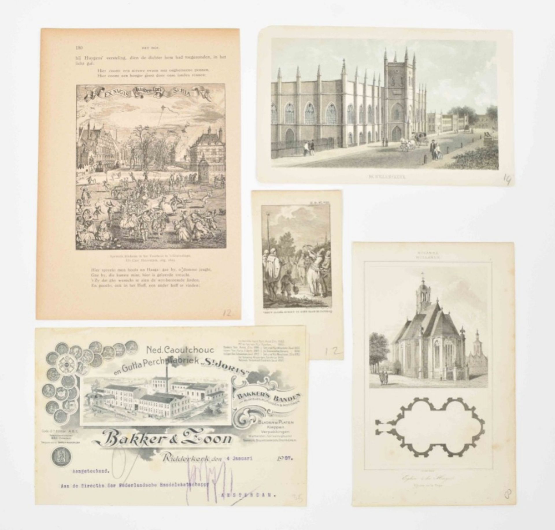 Collection of prints of The Hague - Image 8 of 9