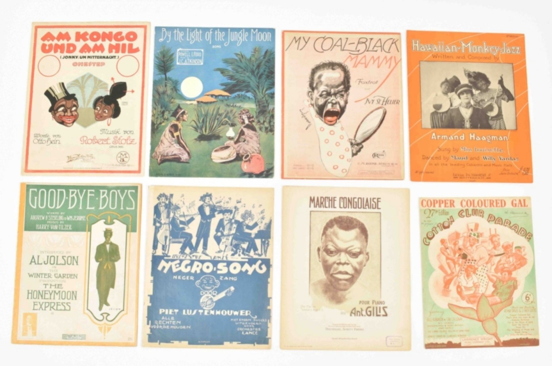 Collection of sheet music about African peoples - Image 4 of 7