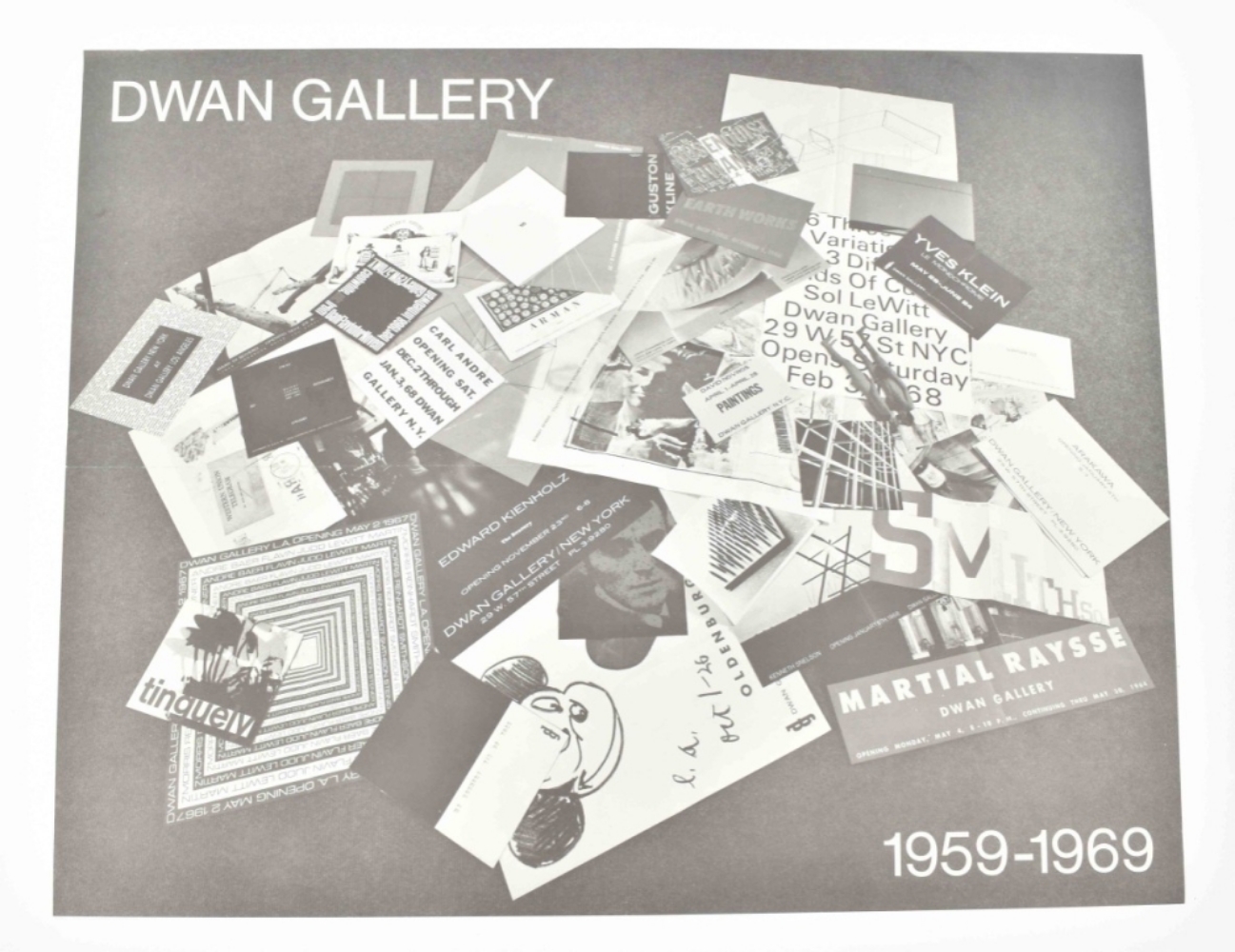 Dwan gallery: 1959-1969, 1969