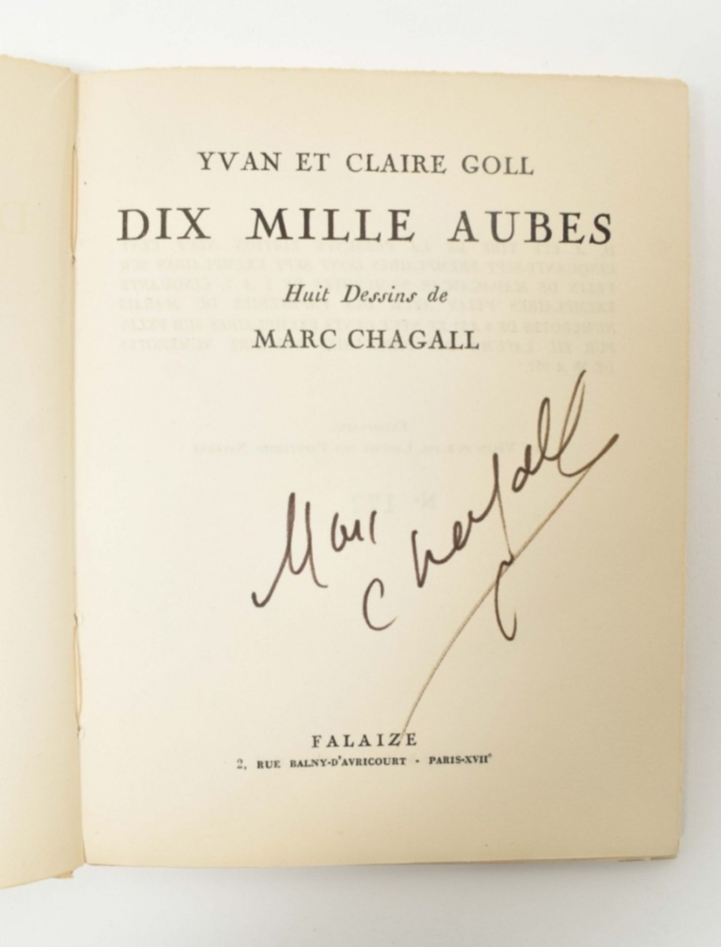 Yvan and Claire Goll. Dix mille aubes - Image 4 of 8
