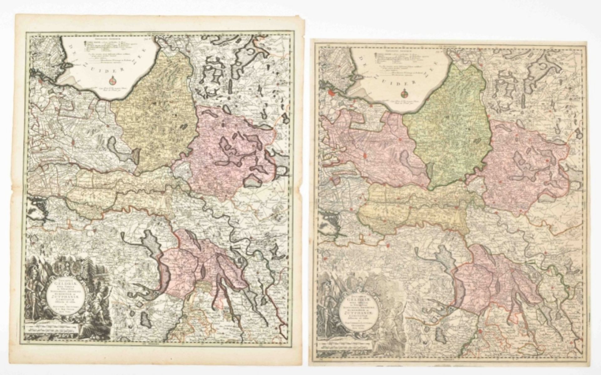 Four maps: Ducatus Geldriae - Image 2 of 6