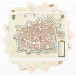 Six maps of Leeuwarden: Leoverdia