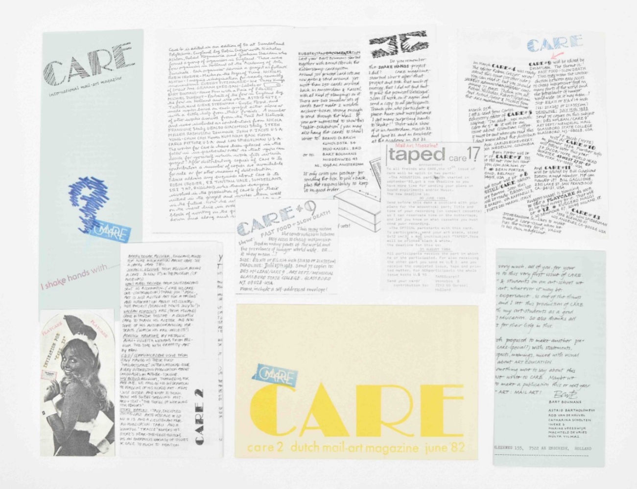 Care, rare mail art assembling magazine, set of 6 issues - Image 2 of 10