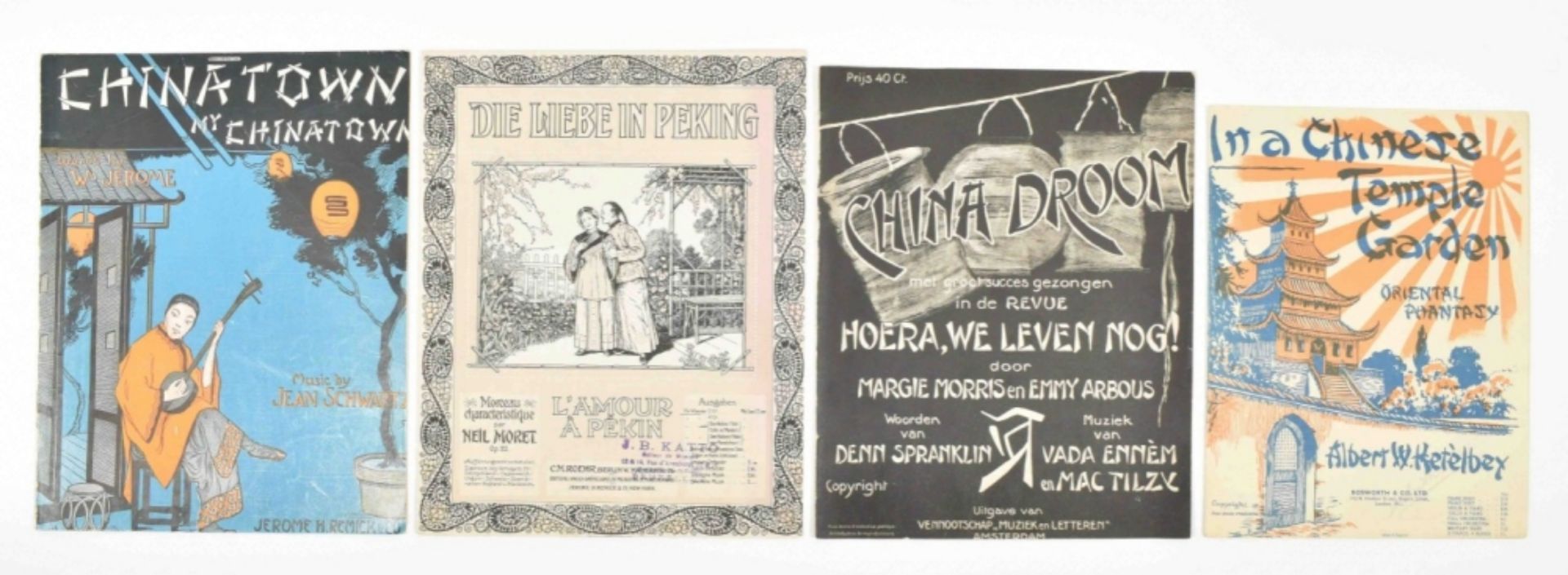 Collection of sheet music relating to China - Image 2 of 6