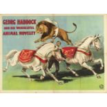 [Horses. Lions] George Haddock and his wonderful animal novelty