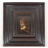 Rembrandt Harmensz van Rijn (1606-1669) (follower). "Angel appearing to Peter in prison"
