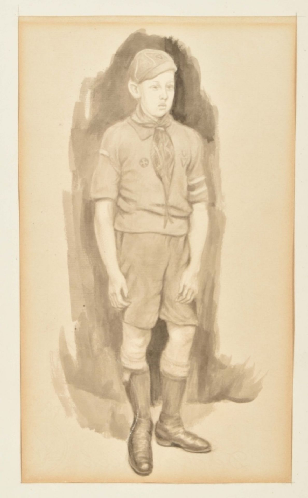 Moos Cohen (1901-1942). "Boyscout" - Image 2 of 6