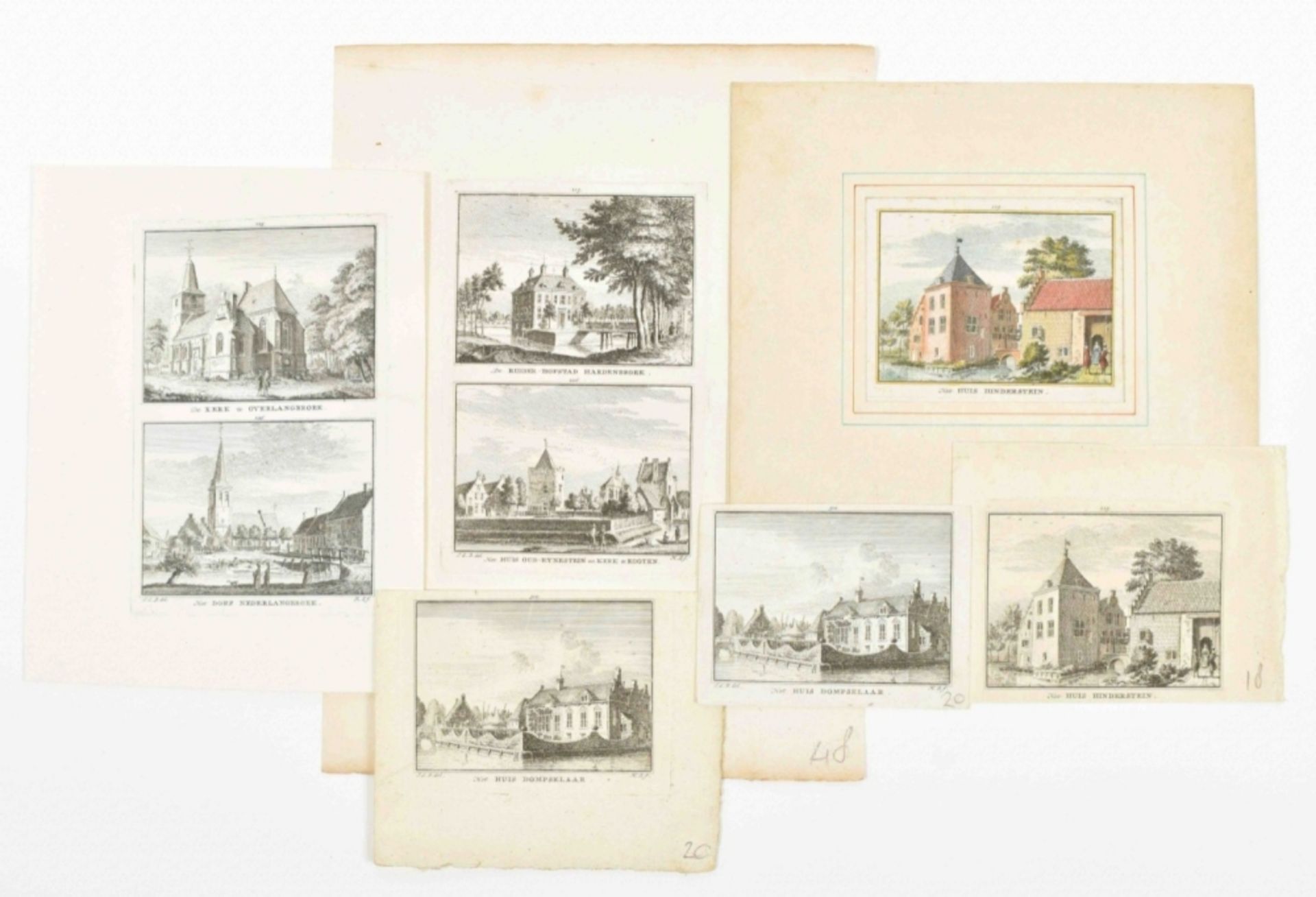 Collection of prints of Utrecht town and province - Bild 8 aus 10