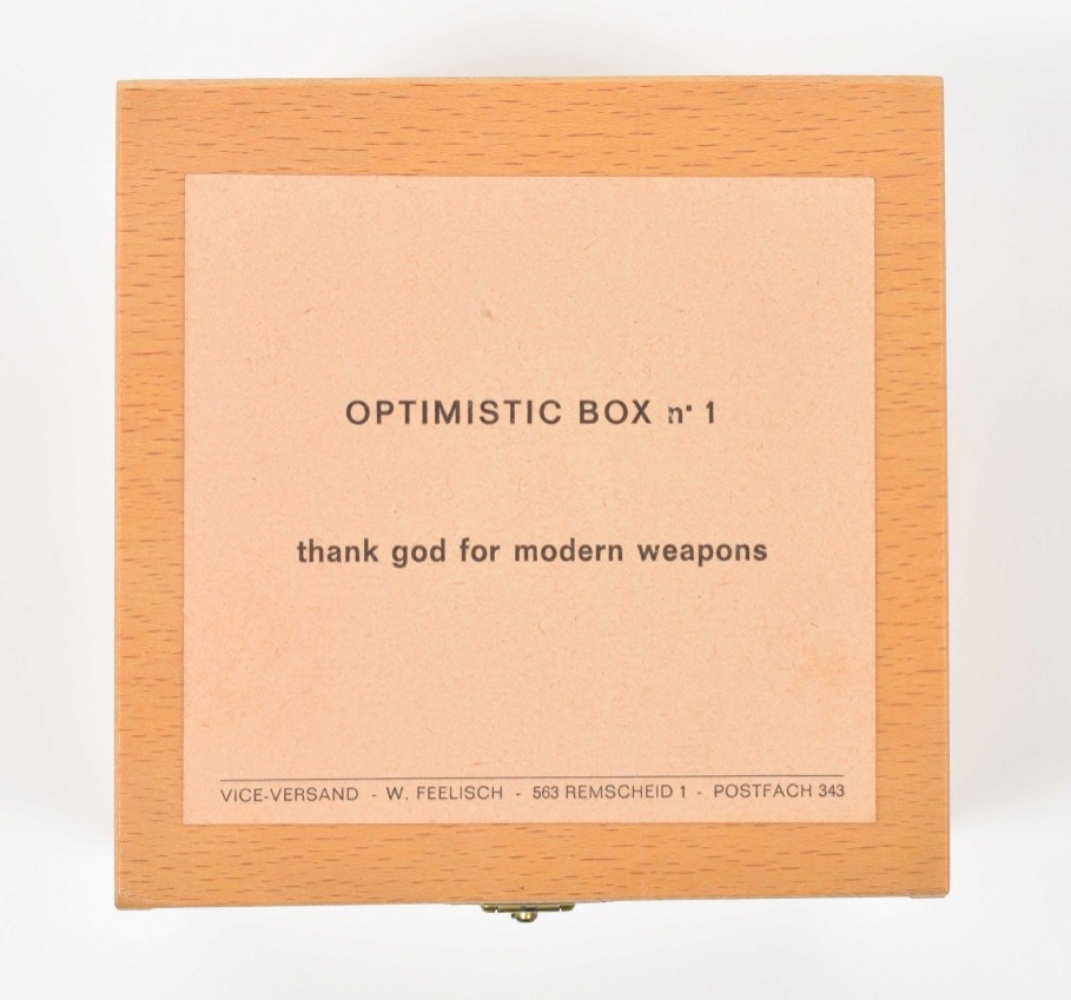 Robert Filliou, Optimistic Box No.1 - Image 2 of 7