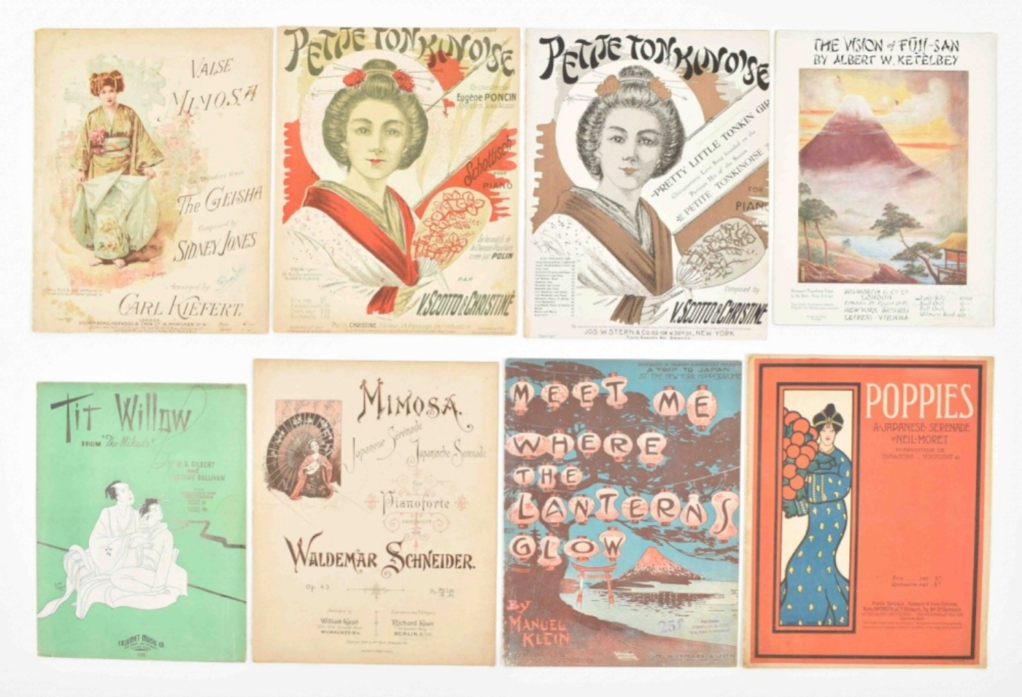 Collection of sheet music relating to Japan - Image 4 of 5