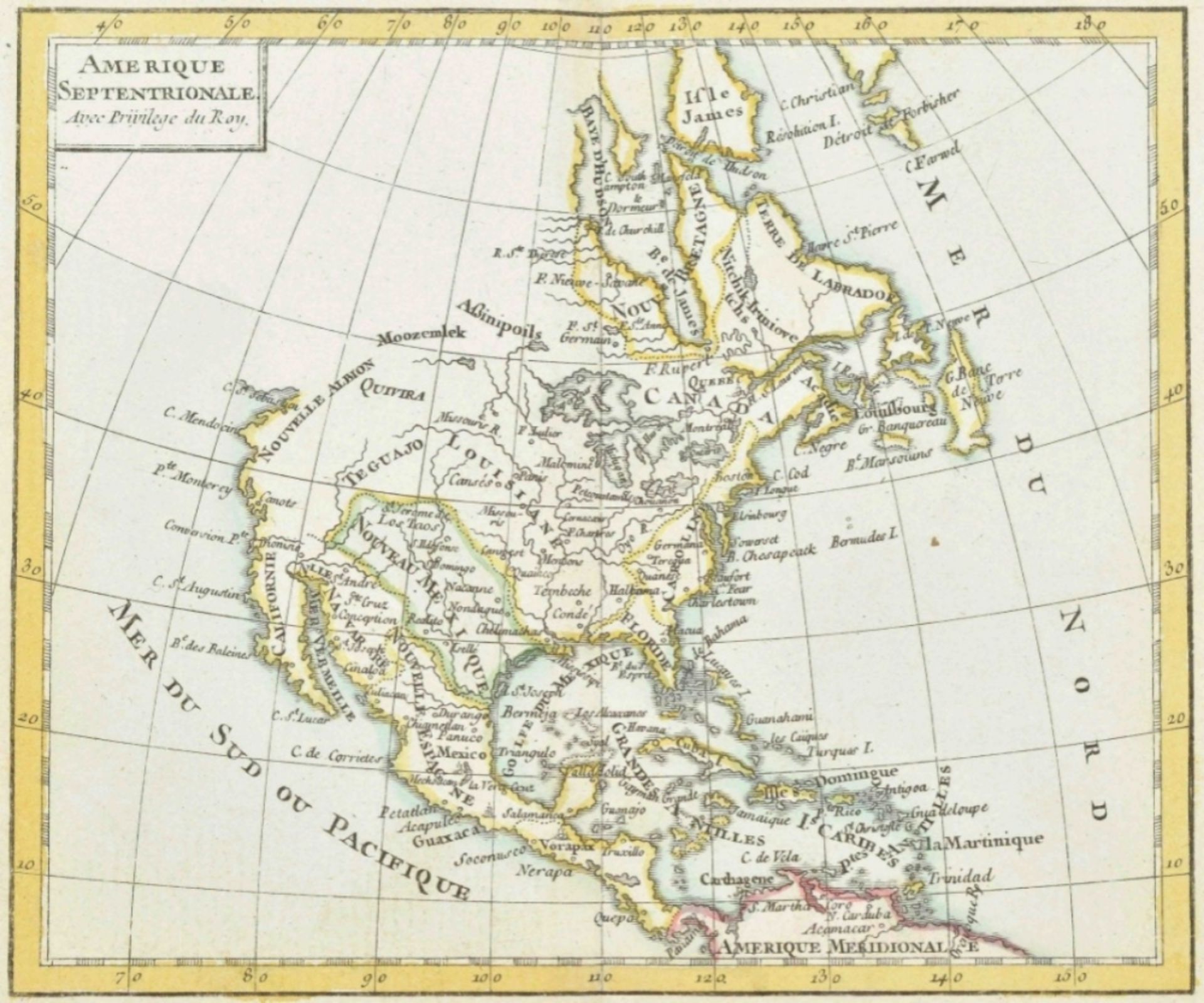 G.A. Rizzi-Zannoni. Atlas géographique contenant la Mappemonde - Image 8 of 8