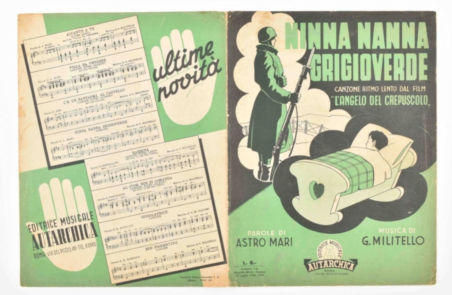 Collection of fascist sheet music  - Image 4 of 8