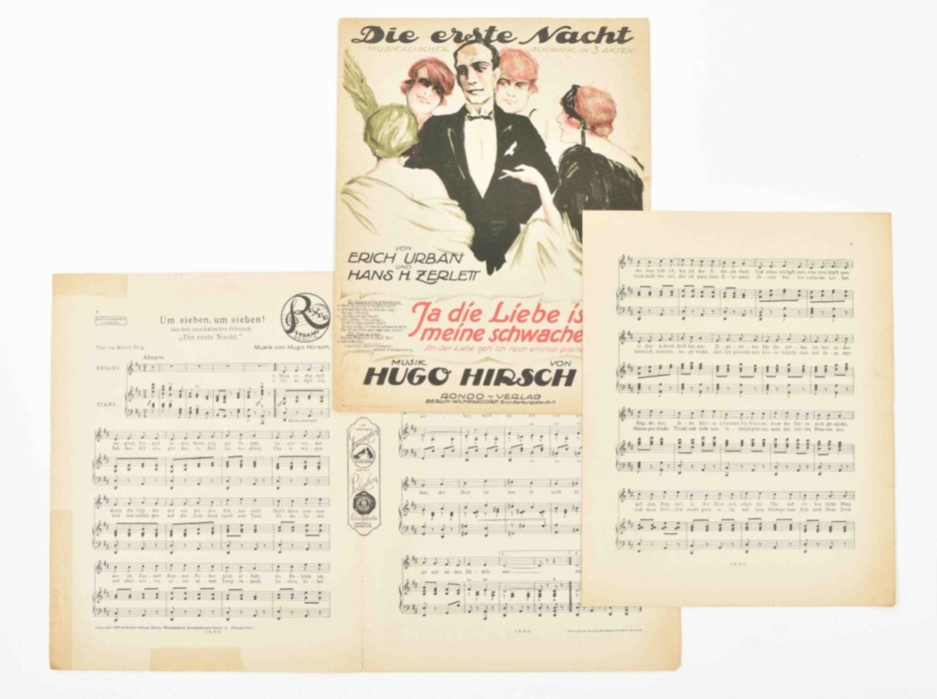 Collection of sheet music w. covers des. by Ortmann - Image 6 of 8