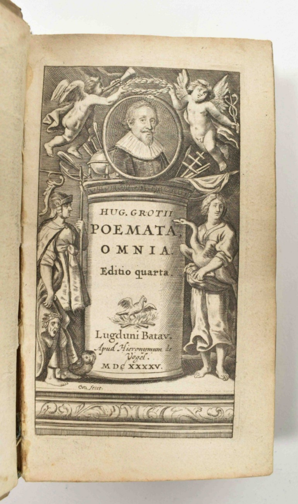 Three titles: Hugo Grotius. Poemata Omnia - Image 3 of 6