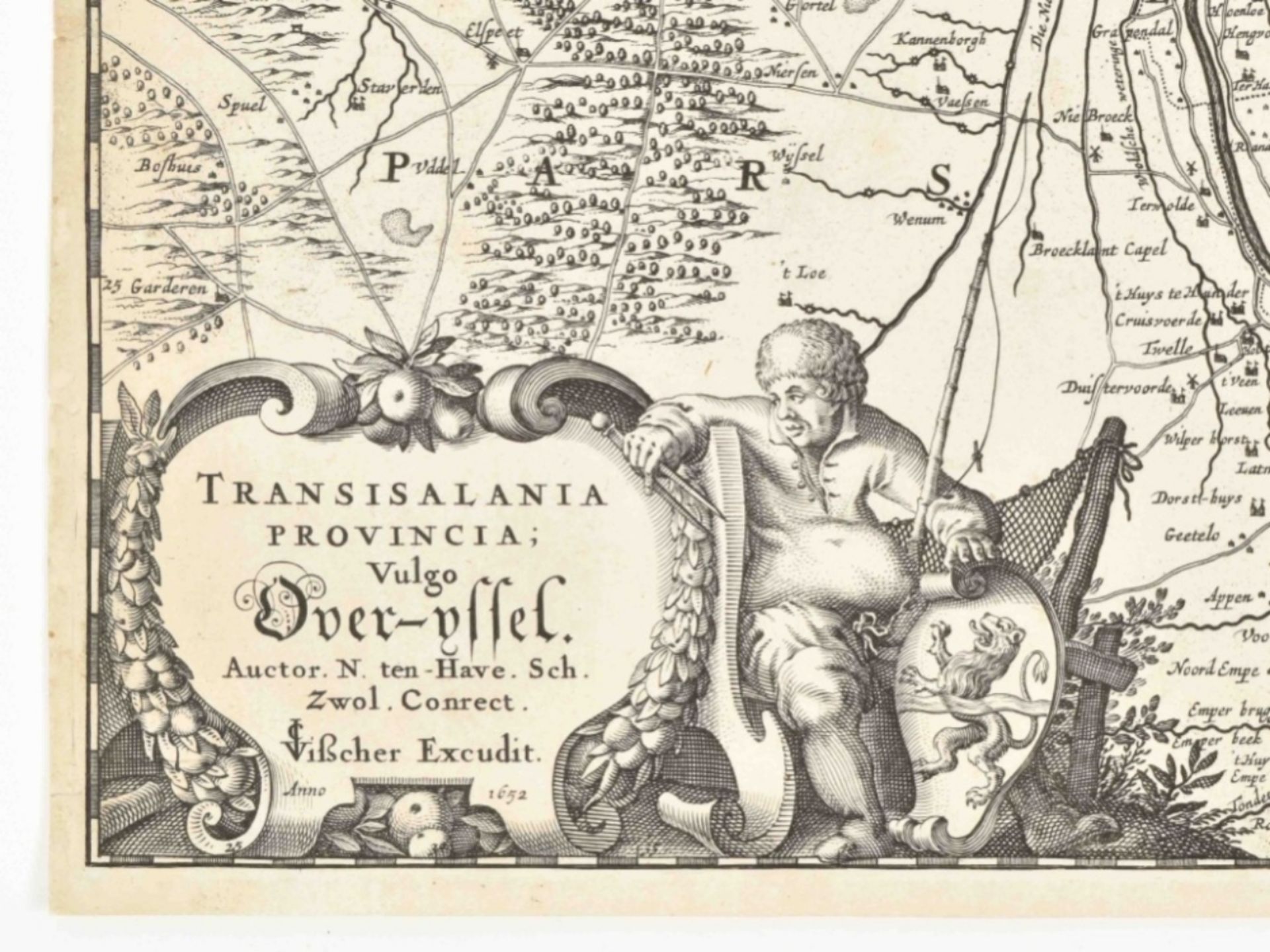 14 maps of Overijssel: N. ten Have. Transisalania Provincia - Image 2 of 8