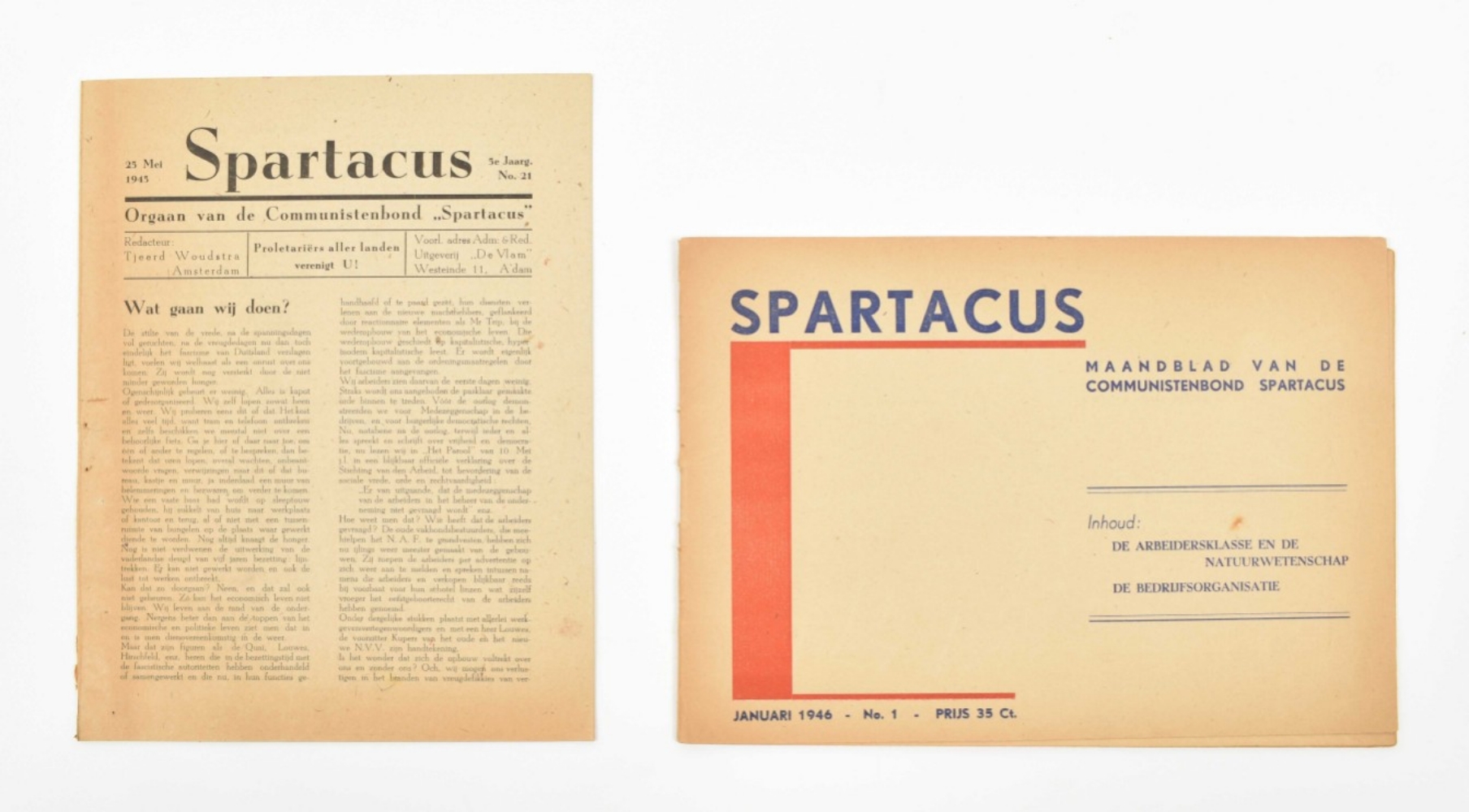 Spartacus. Weekblad van de Communistenbond "Spartacus" - Image 2 of 7