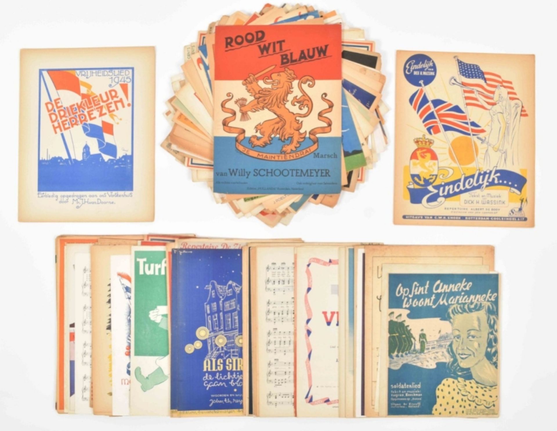 Collection of sheet music, ca. 1939-1945