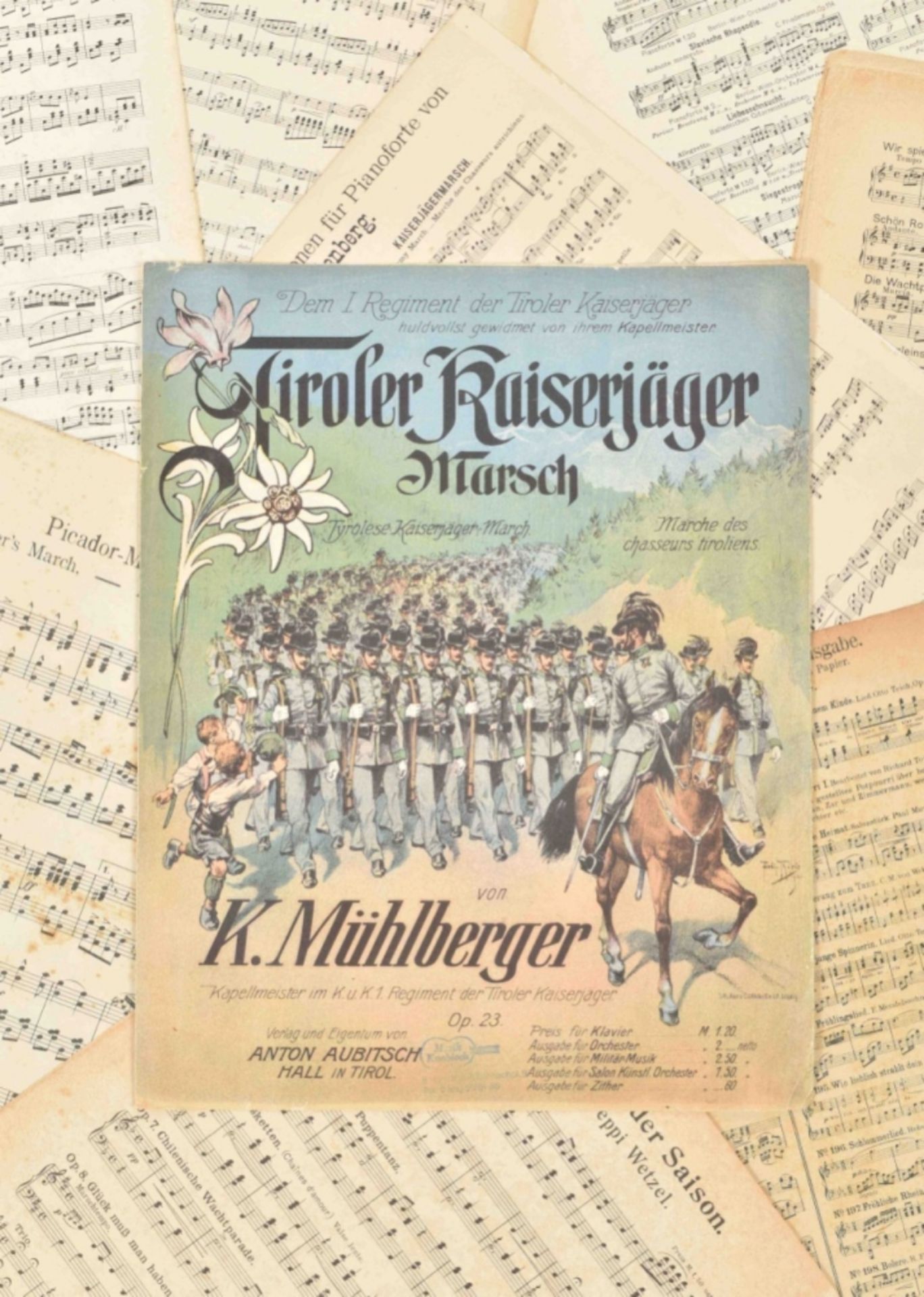 Collection of German sheet music - Bild 2 aus 8