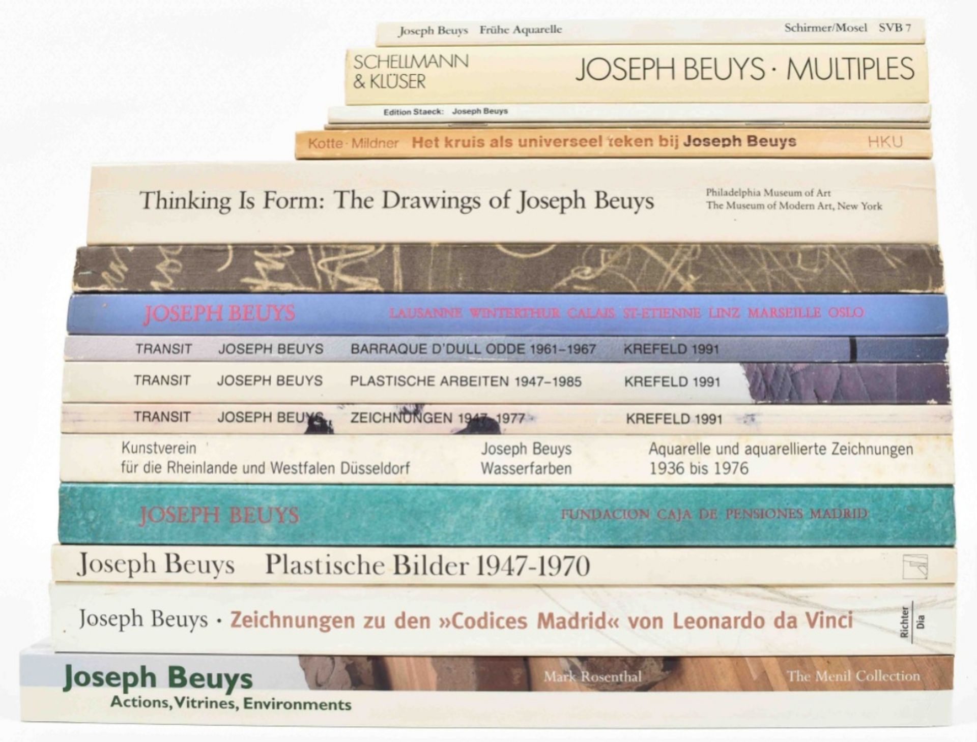 15 titles on Joseph Beuys: Joseph Beuys: The secret block for a secret person