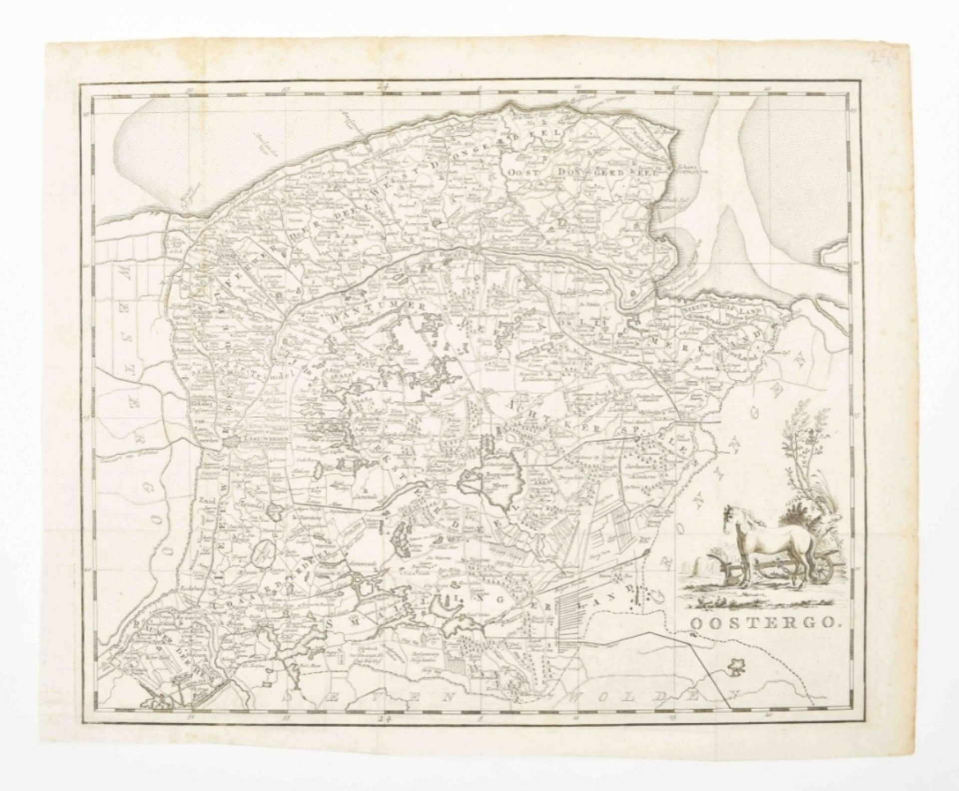 Eight maps: (1-2) F. Ottens. Friesland met de Zee ten Westen - Bild 3 aus 7