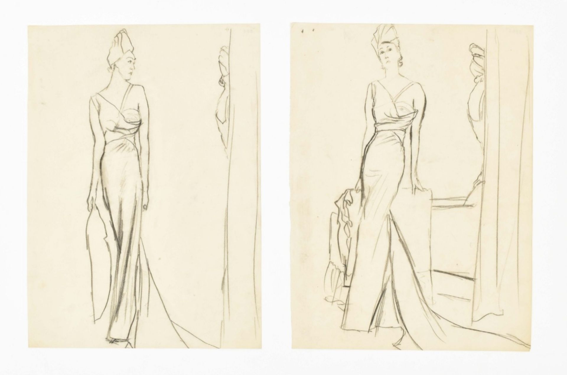 Carl "Eric" Erickson (1891-1958). Mae West's Schiaparelli dress - Image 5 of 8