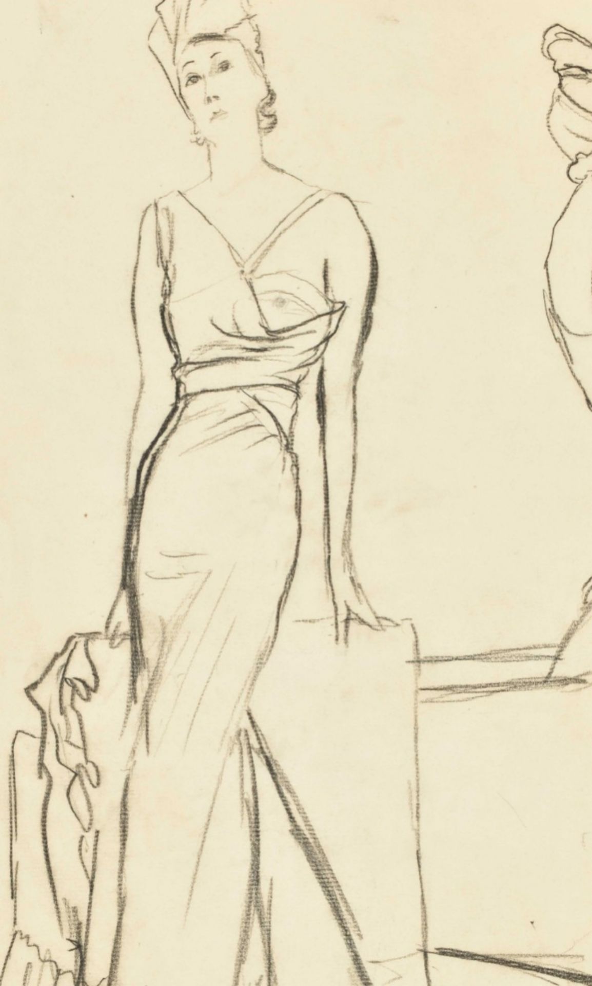Carl "Eric" Erickson (1891-1958). Mae West's Schiaparelli dress - Image 4 of 8