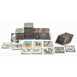 Collection of approx. 250 (col.) glass slides