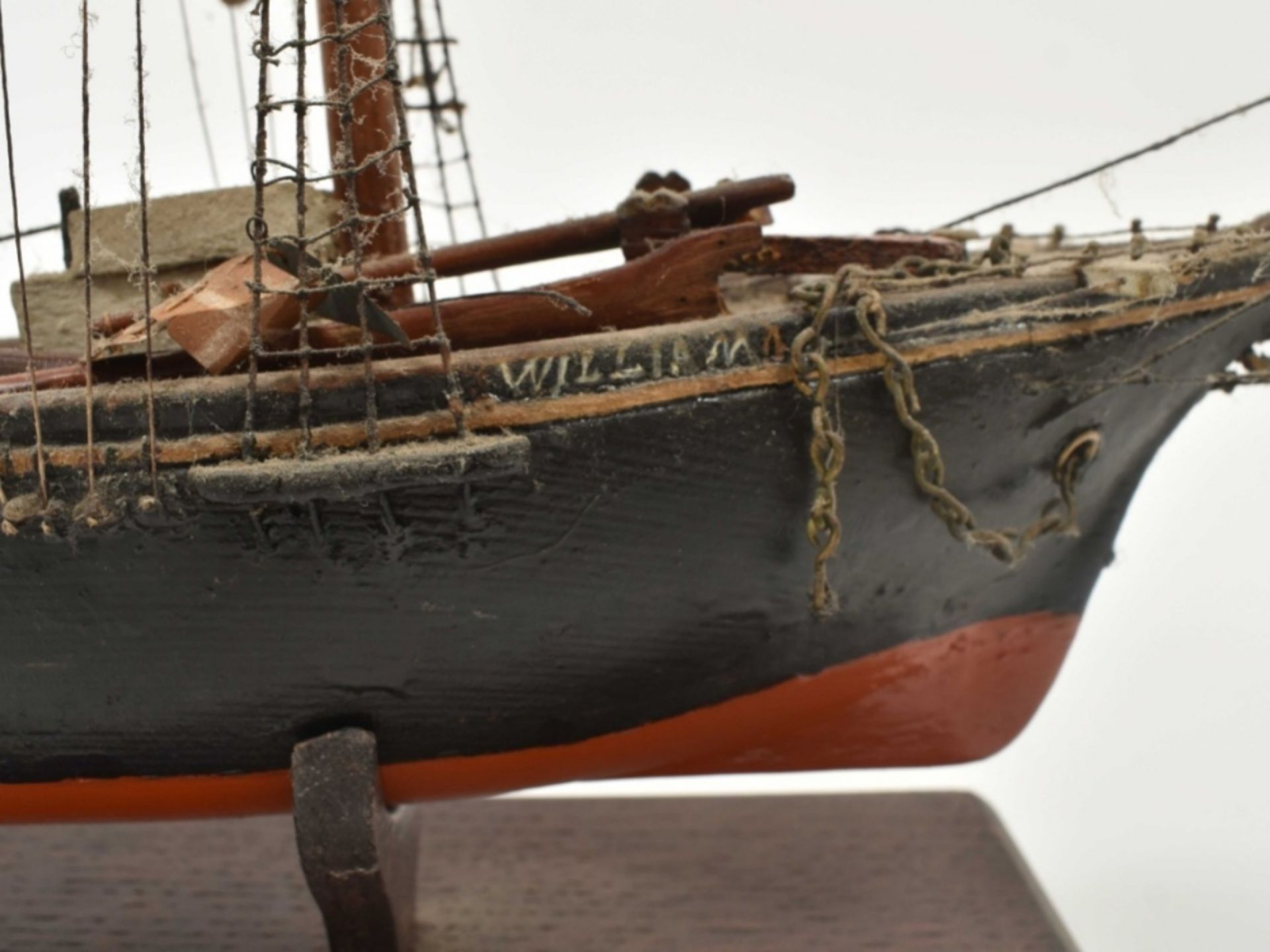 Historic model of 4 masted barque - Image 5 of 6