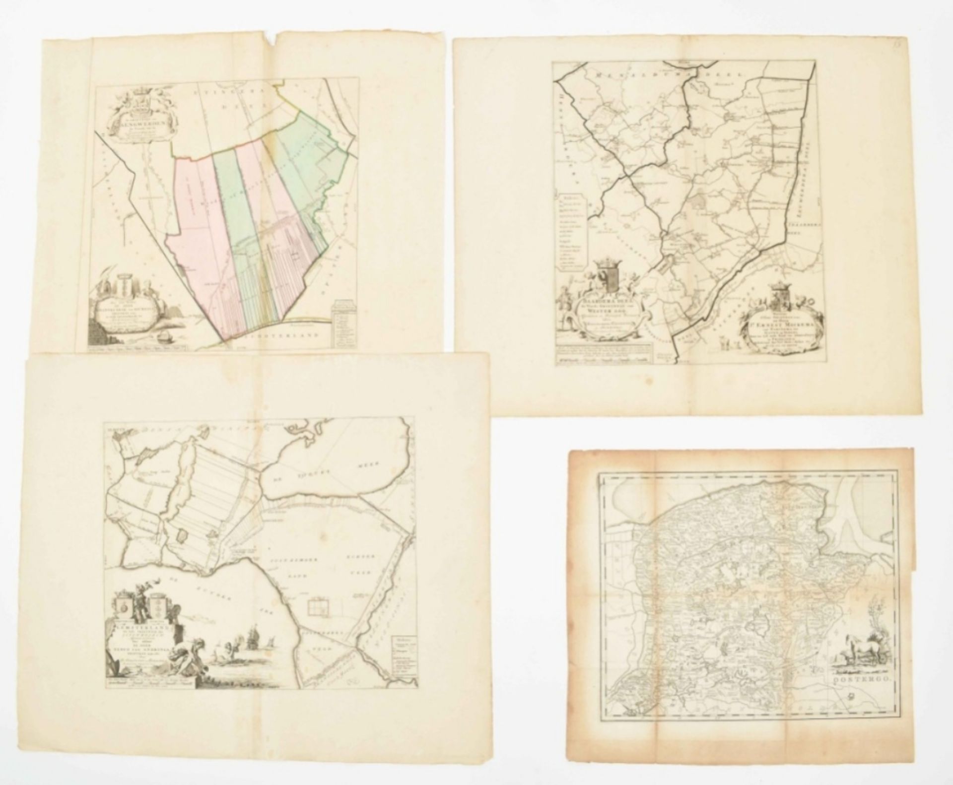 Collection of 26 Friesland regional maps - Image 6 of 10