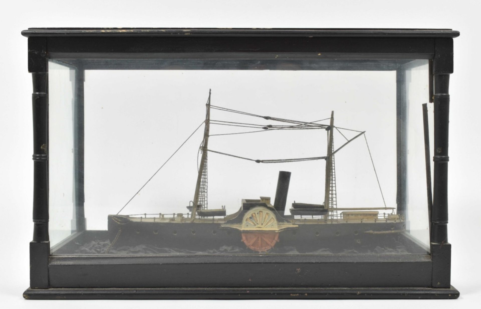 Historic model of paddle steamer "Jane" - Bild 2 aus 6