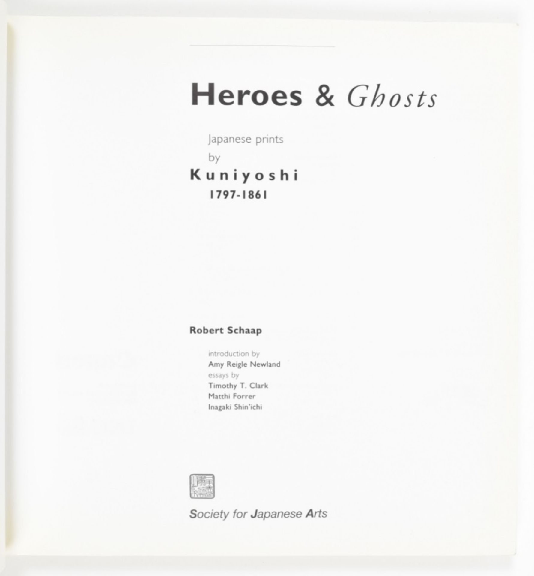 R. Schaap a.o. Heroes and ghosts. Japanese prints by Kuniyoshi - Image 9 of 10