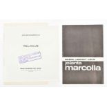 Jolanta Marcolla, two artists' booklets/catalogues