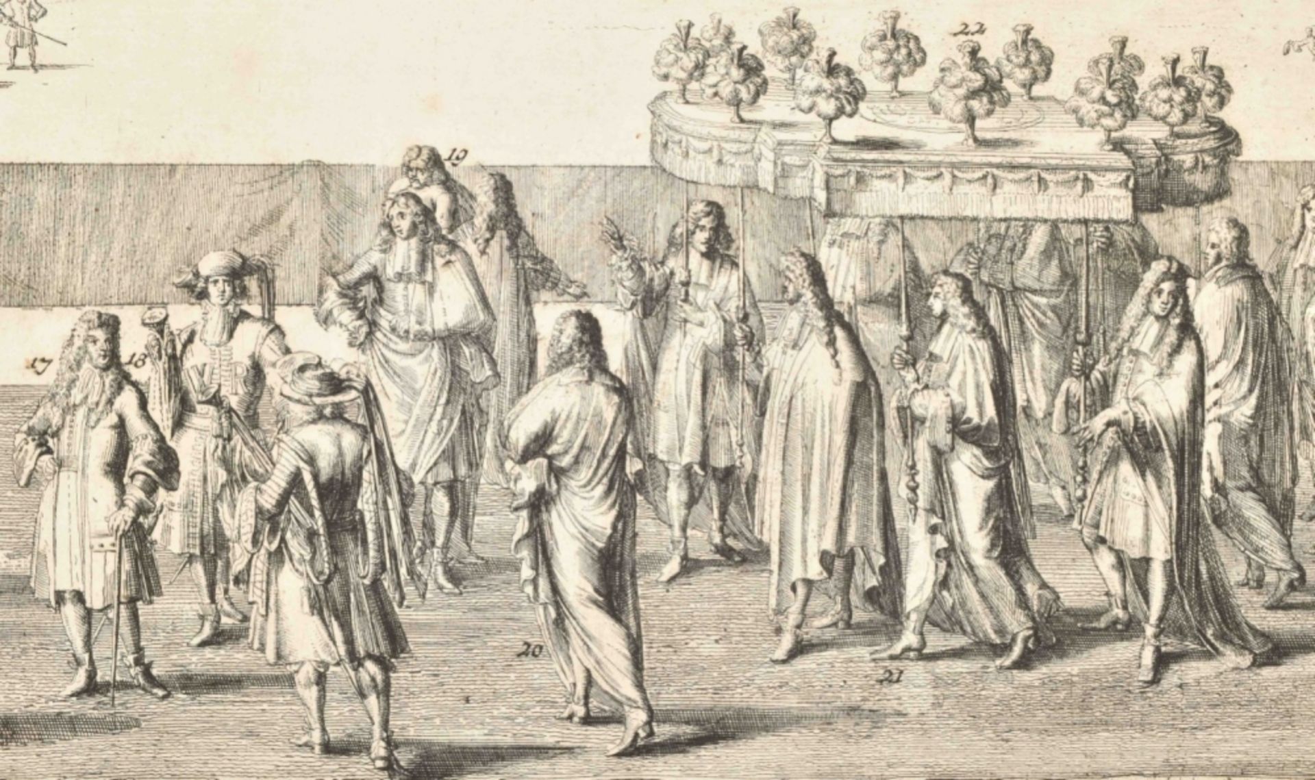 Romeyn de Hooghe (1662-1707). "Funeral procession of Mary Stuart, 1695" - Image 7 of 10